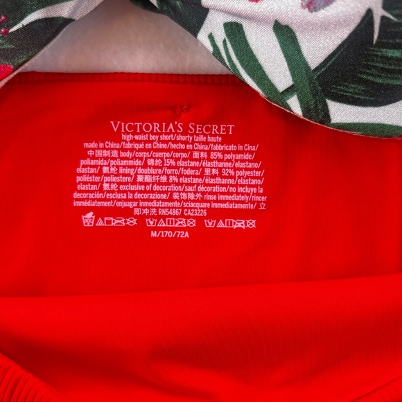 PINK Victorias Secret - Twist Top, Red Floral - Picture 2 of 5